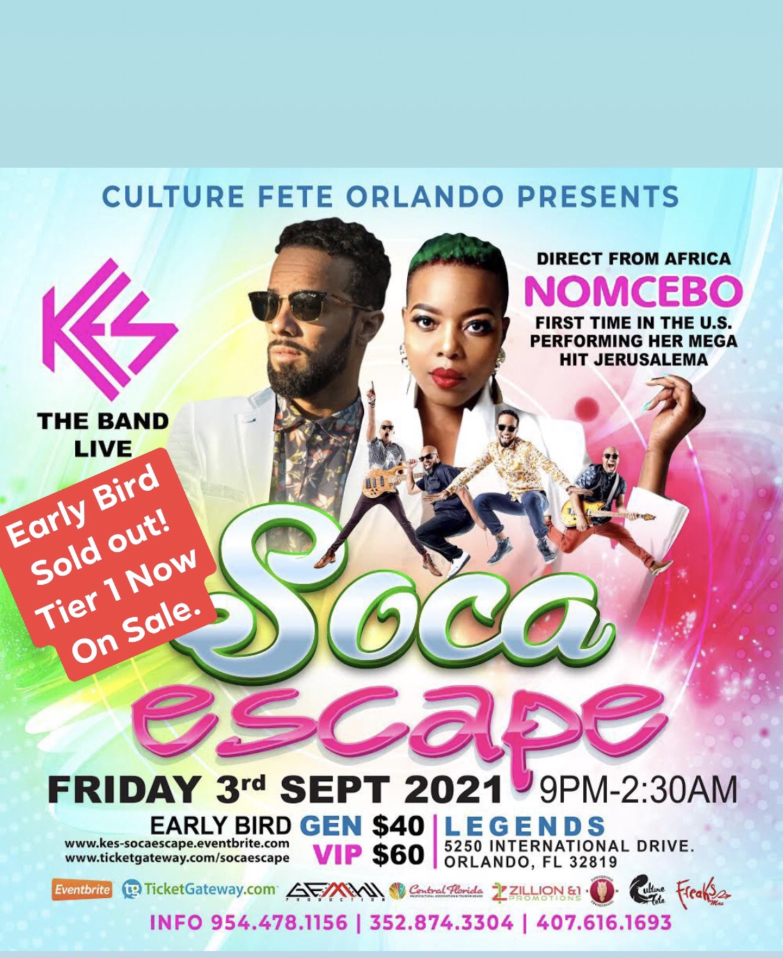 Soca Escape KES in Orlando event Ontario,Canadageminiproduction