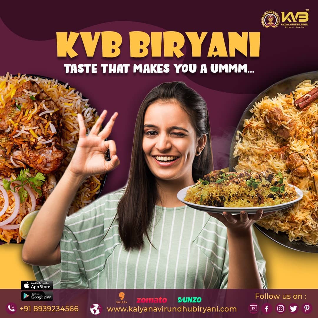 Best Mutton Biryani Chennai Kalyana Virundhu Biryani