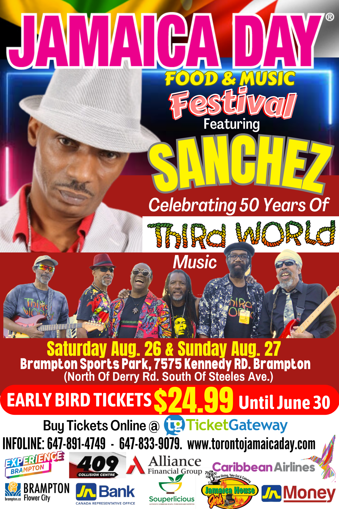 JAMAICA DAY FOOD & MUSIC FESTIVAL FT. SANCHEZ SUNDAY