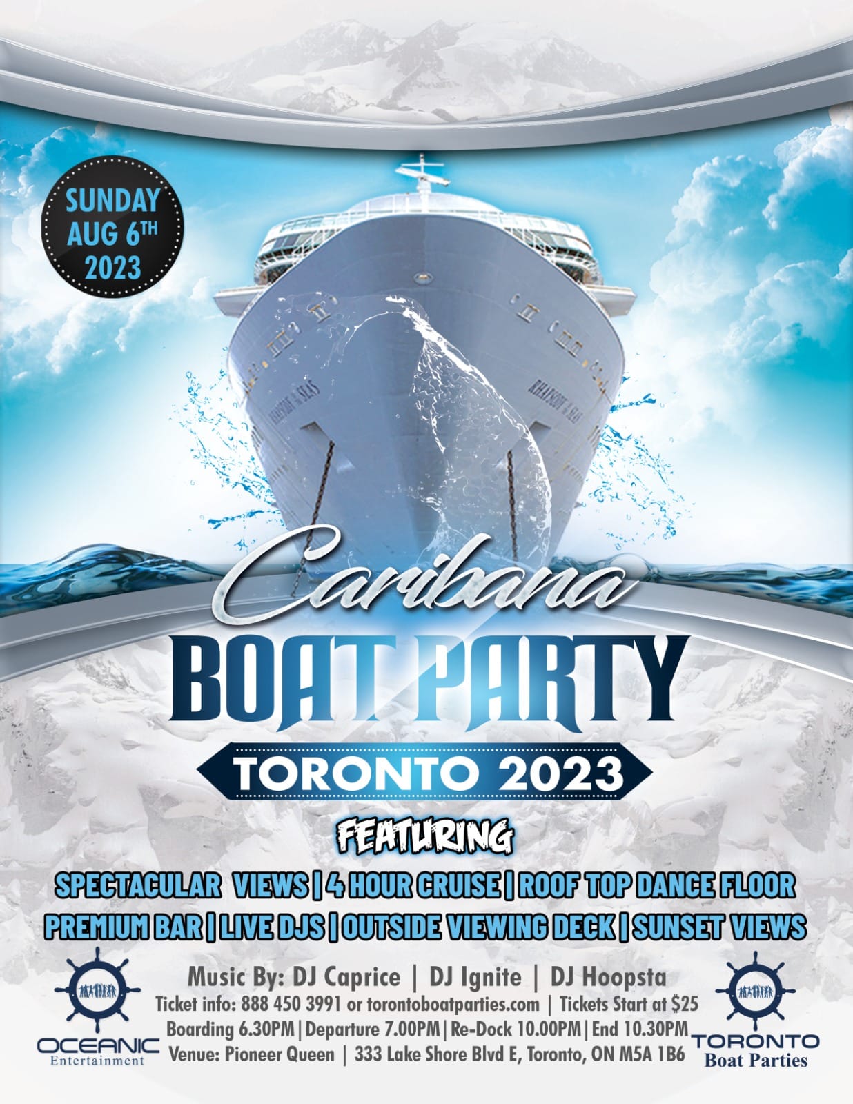 Caribana Boat Party Toronto 2023 Tickets Start at 25 Official Party