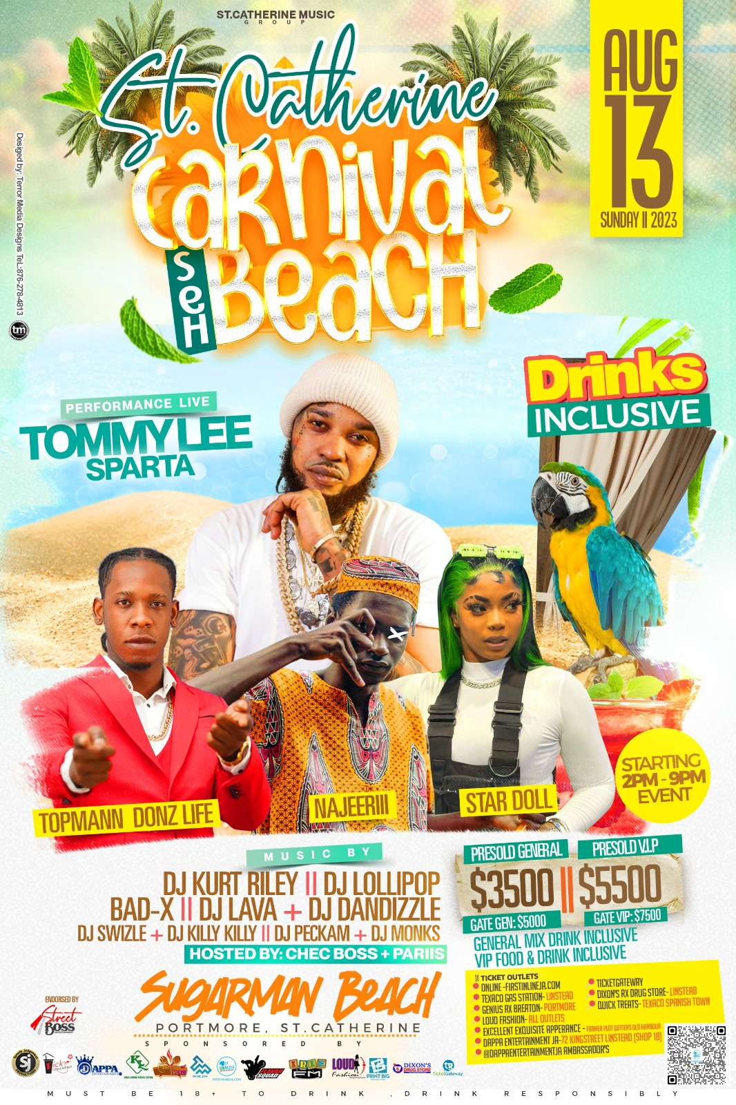 St Catherine Carnival Seh Beach