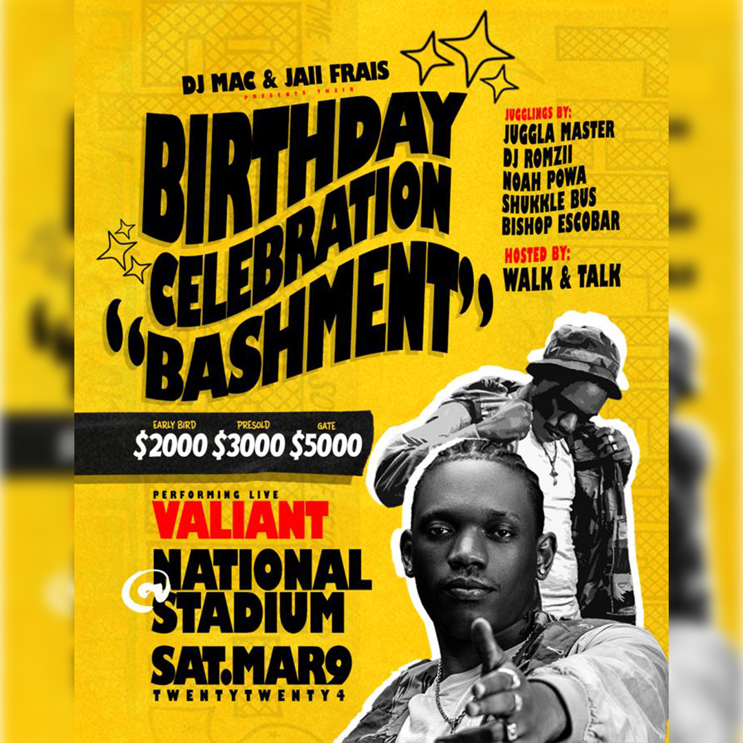 DJ Mac and Jaii Frais Birthday Celebration - Bashment