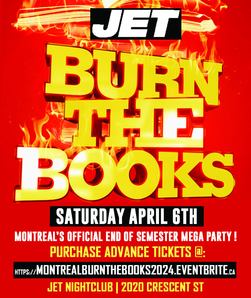 MONTREAL BURN THE BOOKS 2024 at JET