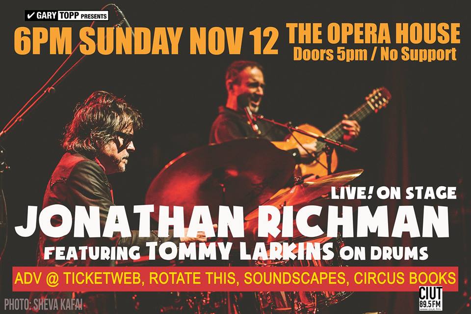 Jonathan Richman Tour in Toronto at The Opera House Tickets