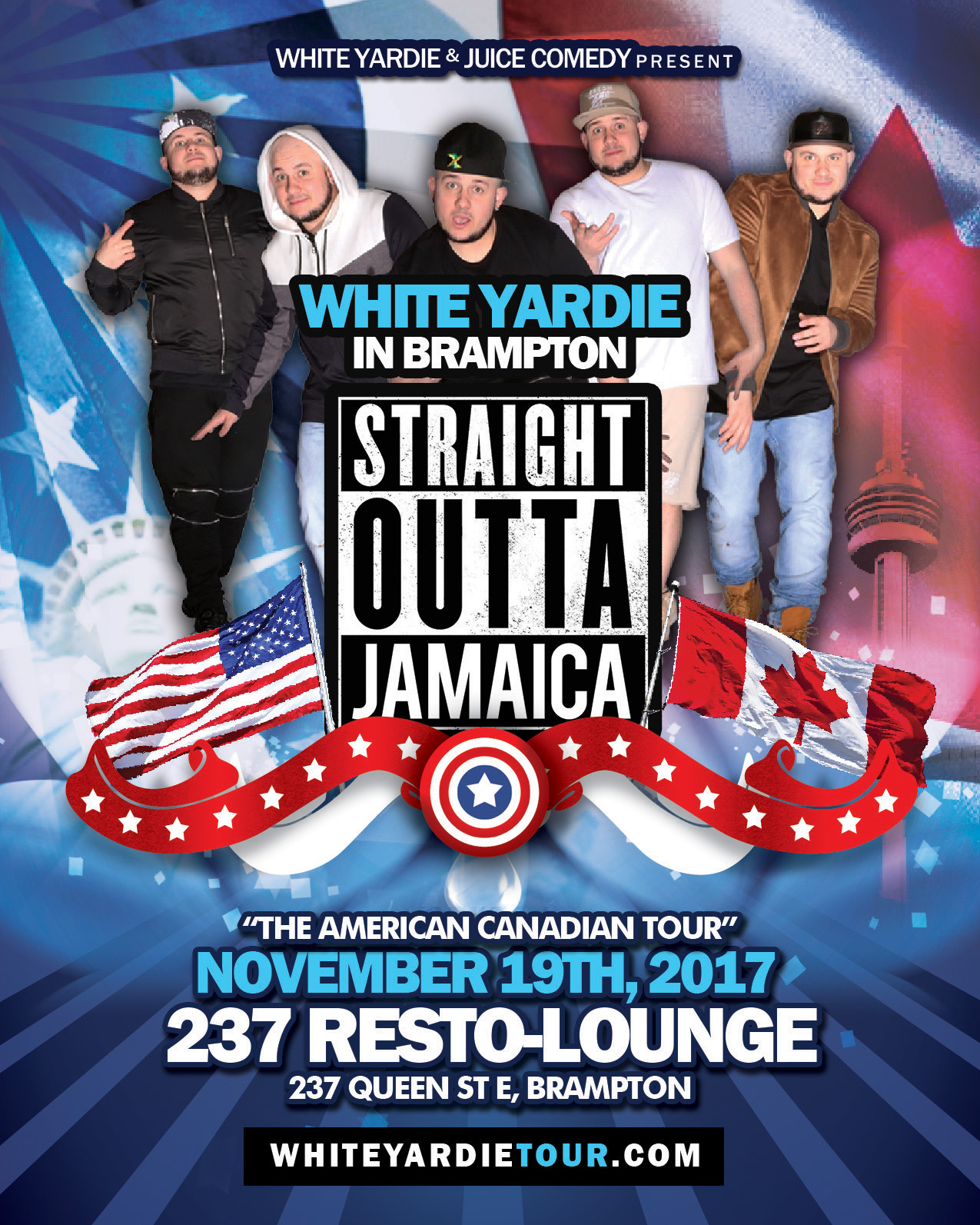 White Yardie & Juice Comedy Present Straight Outta Jamaica Tour Brampton