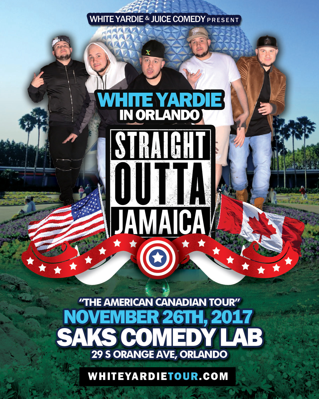 White Yardie & Juice Comedy Present Straight Outta Jamaica Tour Orlando