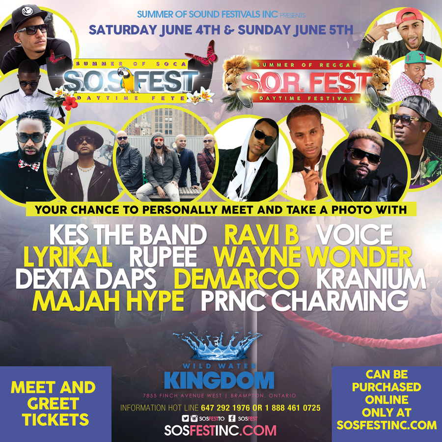 SOR FEST - Summer Of Reggae Festival 2016 Tickets - Toronto