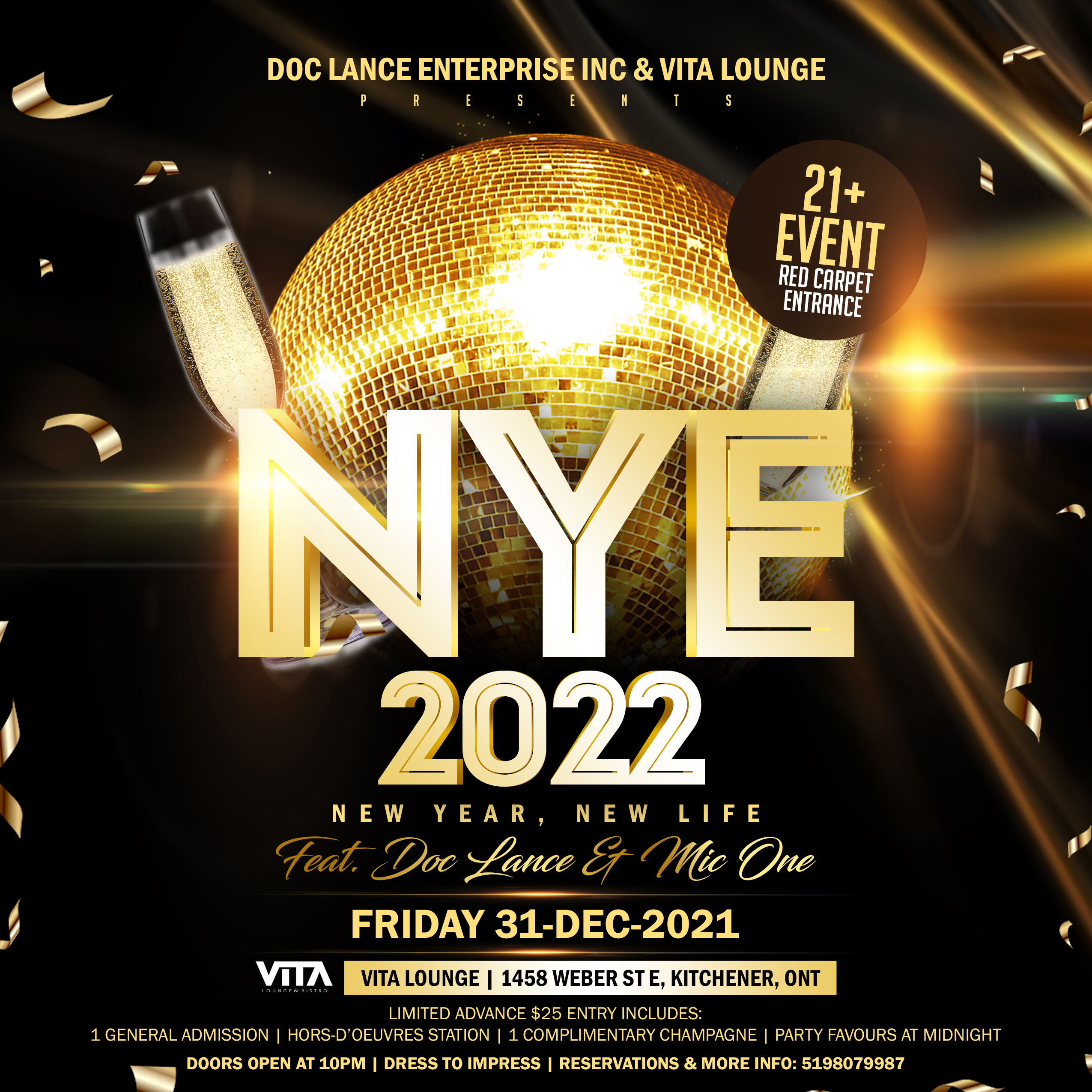 New Years Eve Kitchener events