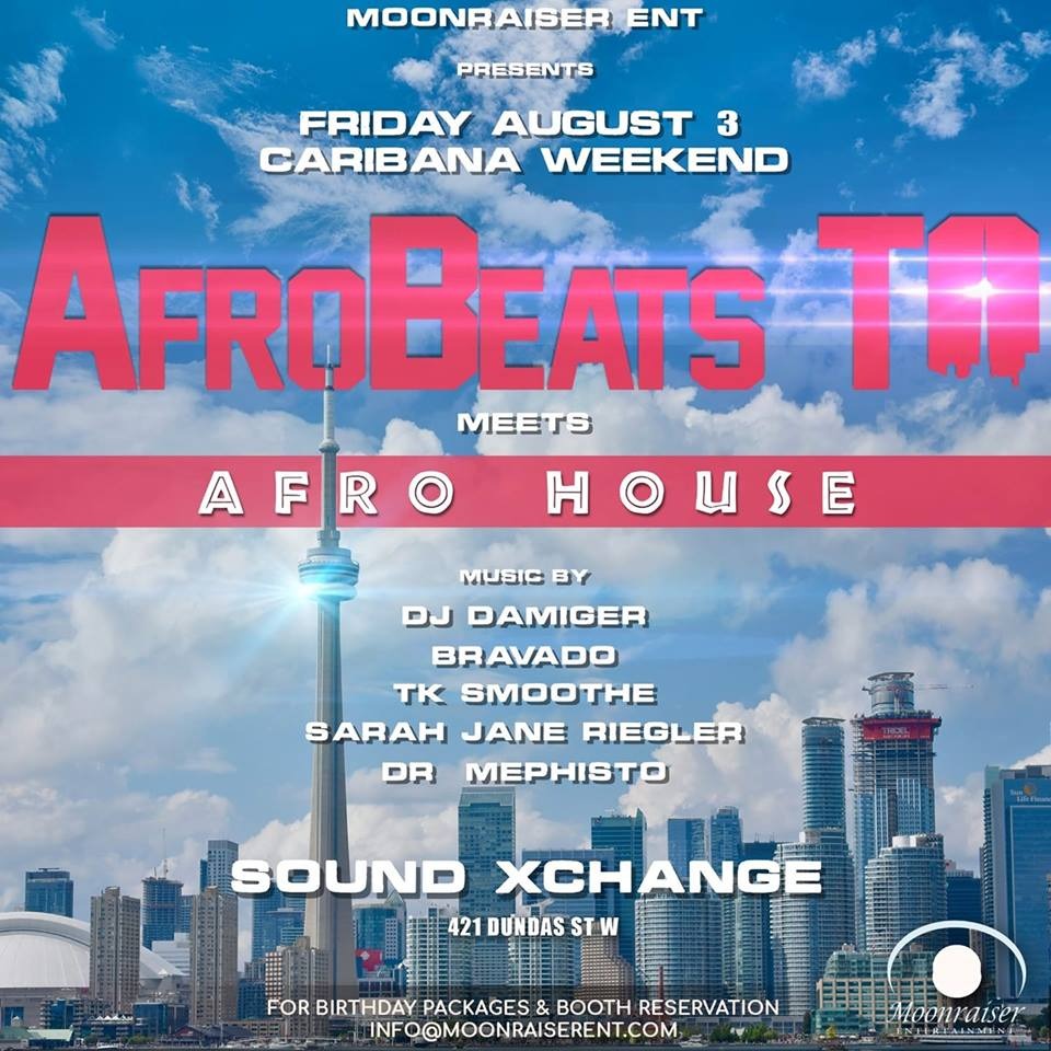 AfrobeatsTO meets Afrohouse