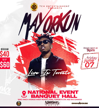 MAYORKUN-THE MAYOR OF LAGOS LIVE IN CONCERT TORONTO