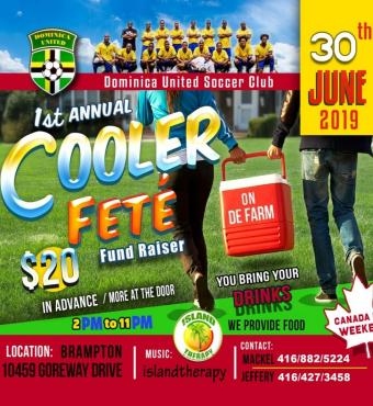 Dominica United Soccer Club - Cooler Fete