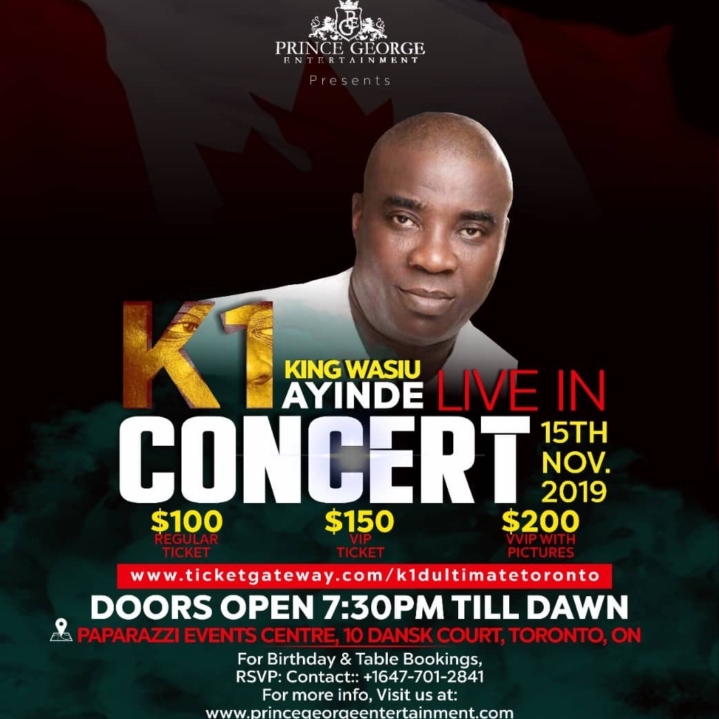 Nigerian Independence Day Party -  K1 D Ultimate Live in Concert