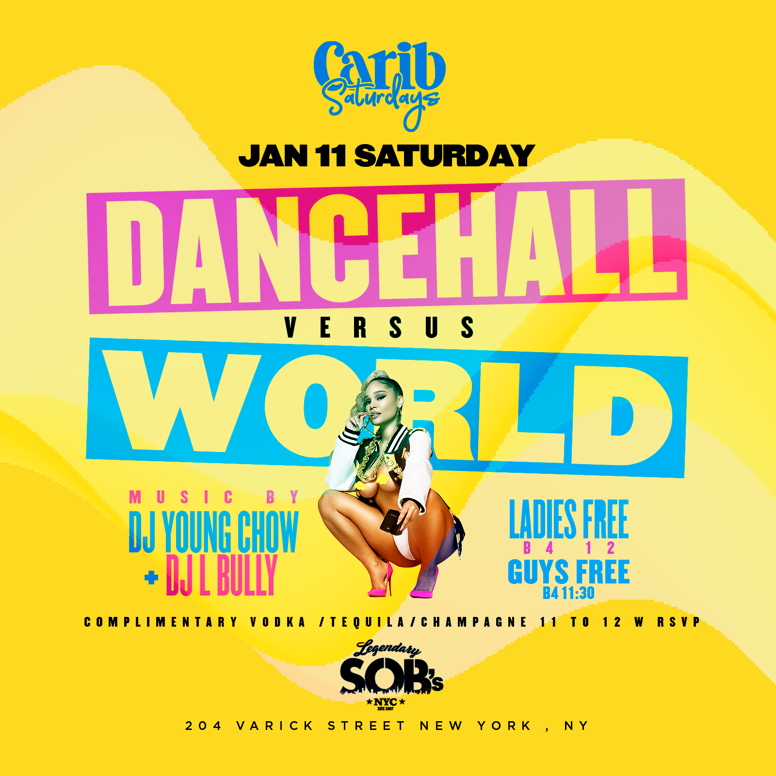 Dancehall vs The World Saturday Jan. 11th 2020