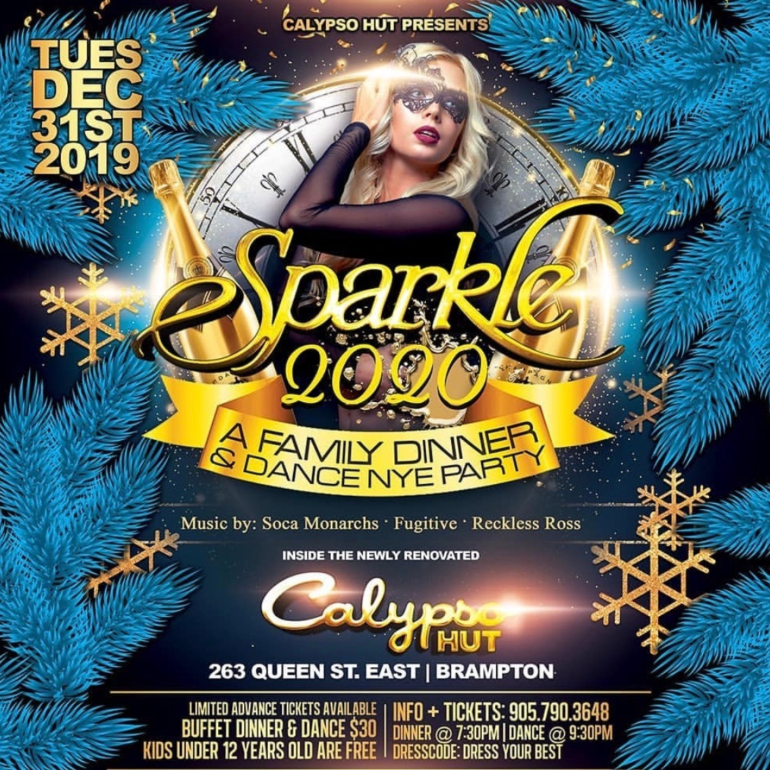 Sparkle 2020 - A Family Dinner And Dance New Year's Party