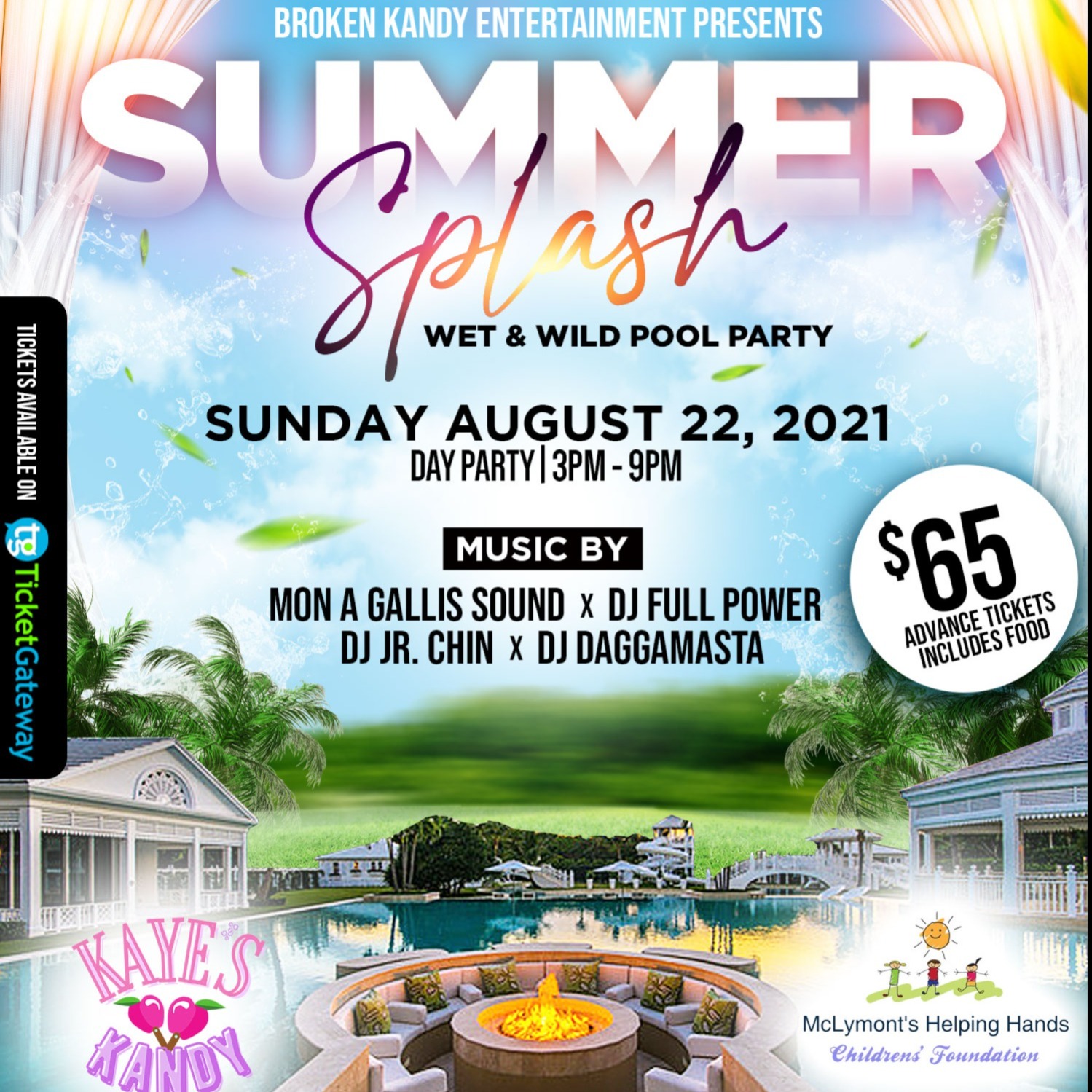 SUMMER SPLASH WET & WILD POOL PARTY