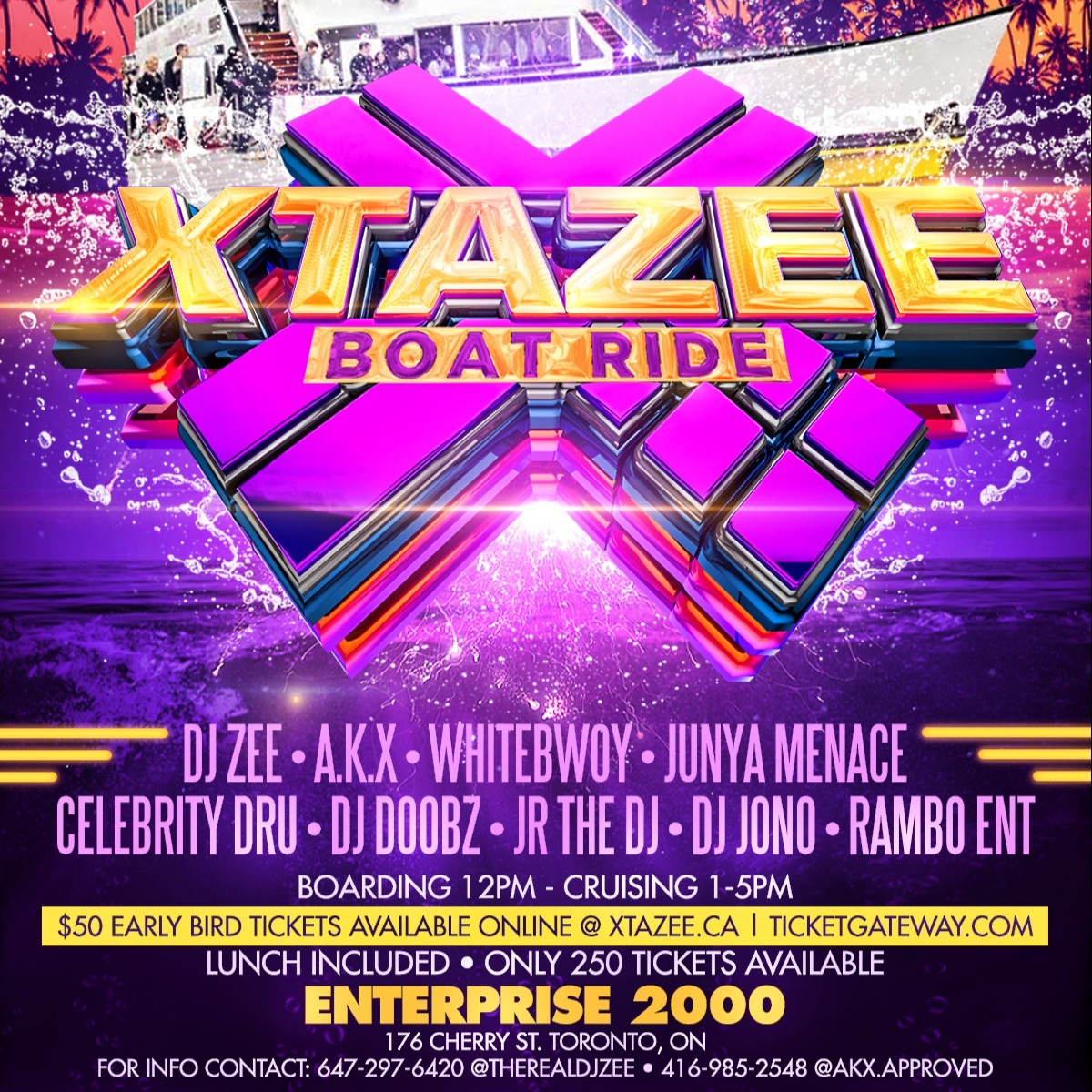 XTAZEE BOAT RIDE 2021