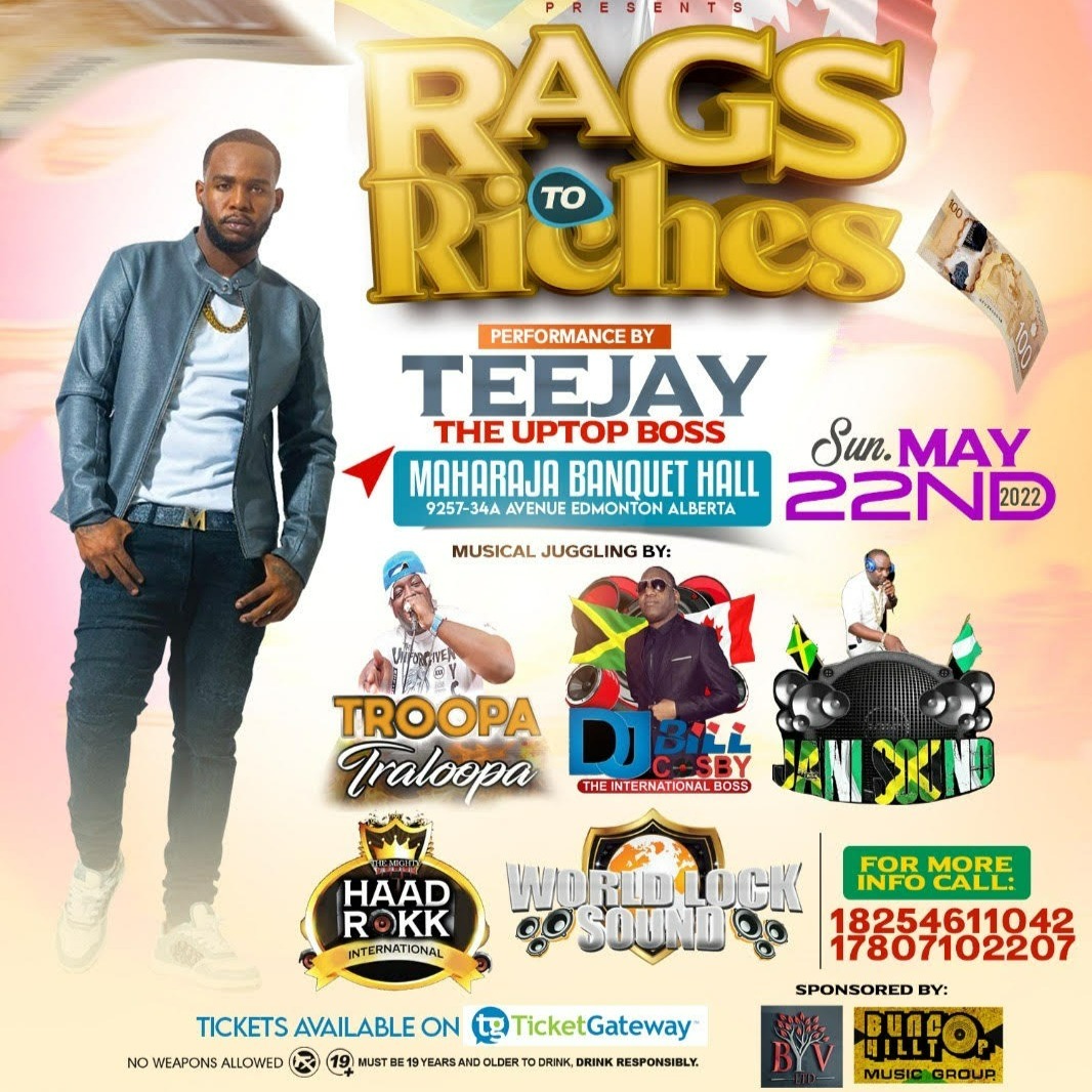 Rags To Riches Teejay Performing Live In Edmonton 