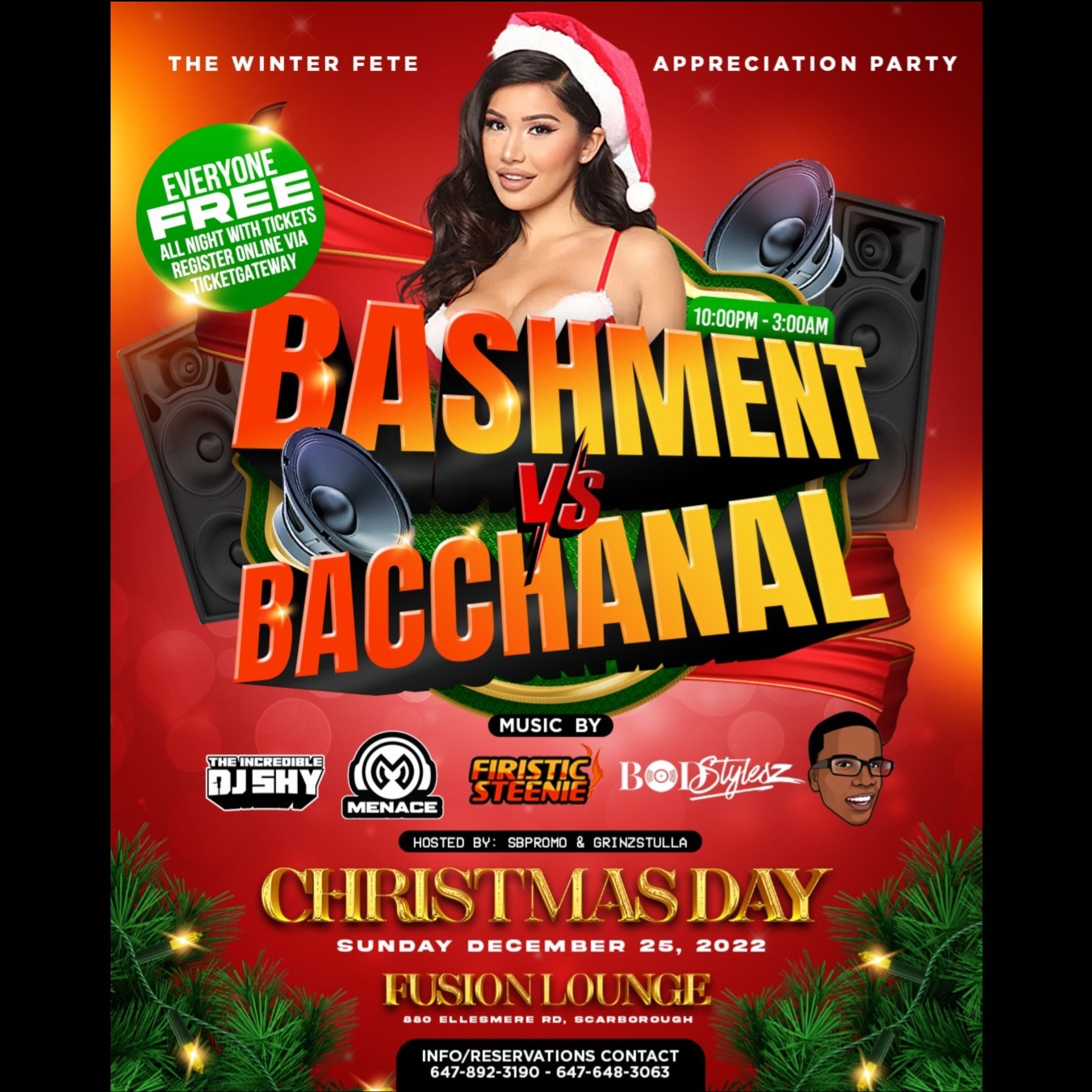 BASHMENT VS BACCHANAL (FREE EVENT)