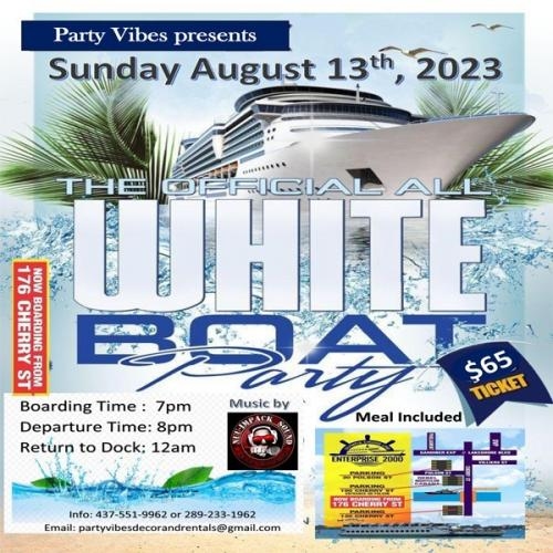 THE OFFICIAL ALL WHITE BOAT PARTY