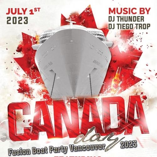 Canada Day Fusion Boat Party Vancouver 2023 | Tickets Starting at $25