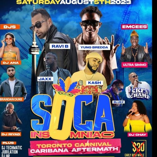 SOCA INSOMNIAC - Carnival Saturday