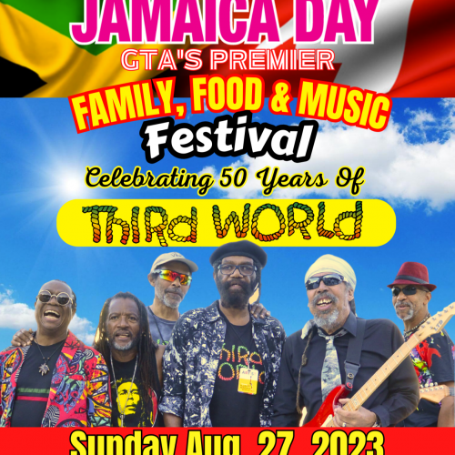 JAMAICA DAY SUNDAY AUG.27th WITH THIRD WORLD