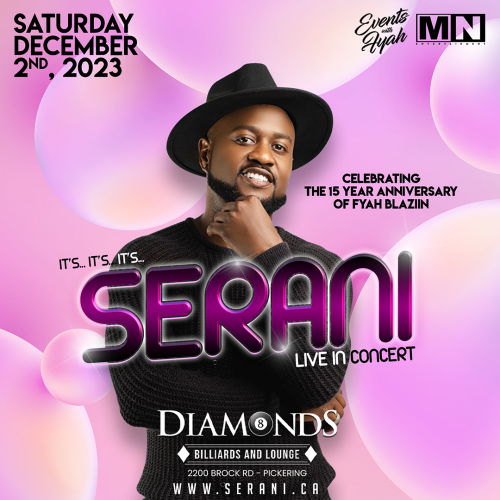 SERANI LIVE IN CONCERT INSIDE DIAMONDS LOUNGE