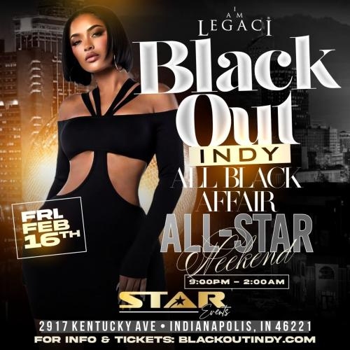 BLACKOUT INDY THE ALL BLACK AFFAIR | INDIANAPOLIS ALL STAR WEEKEND 2024