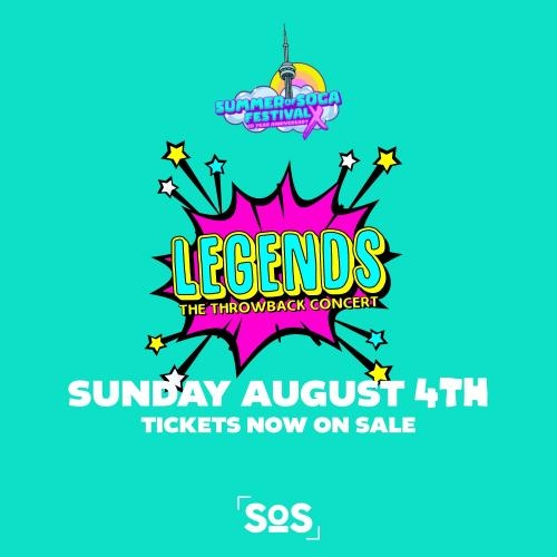 LEGENDS - THE THROWBACK CONCERT - SOS FEST X | CARNIVAL SUNDAY SOSfest INC