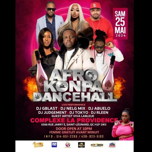 AFRO KONPA DANCEHALL Mai 2024