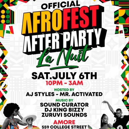 The Official Afrofest Afterparty - La Nuit 