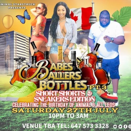 Babes Ballers Bottles Short shorts & Sneakers