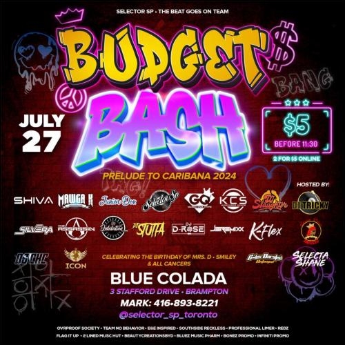 Budget Bash 2.0