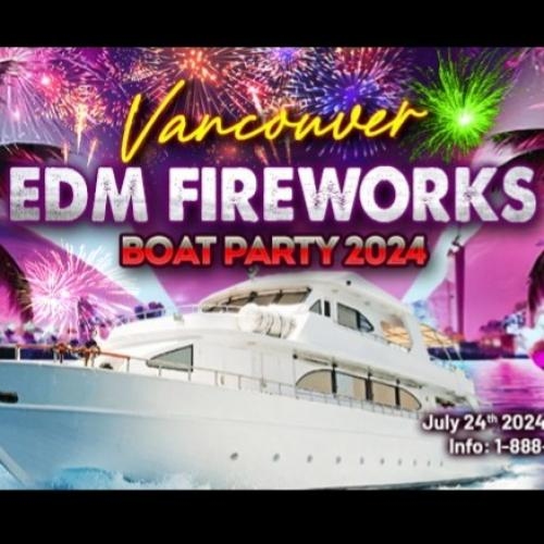 Vancouver EDM Celebration of Lights Boat Party | Fireworks Show 2024