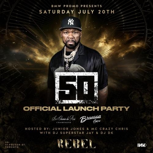 50 CENT - OFFICIAL LAUNCH PARTY