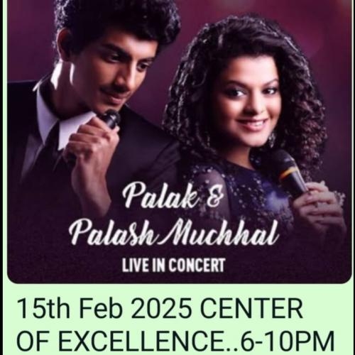 Palak& Palaash Muchhal LIVE concert 