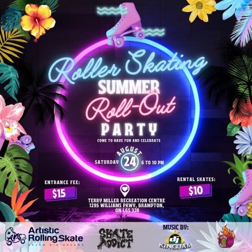 Roller Skating Summer Roll-Out Party