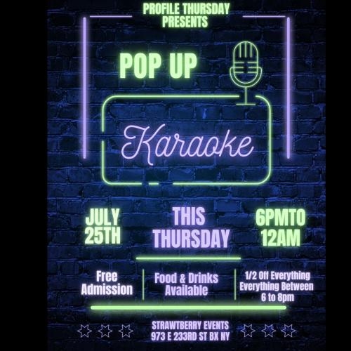 Pop Up Karaoke Kickback