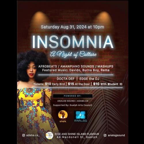 Insomnia: A Night Of Culture