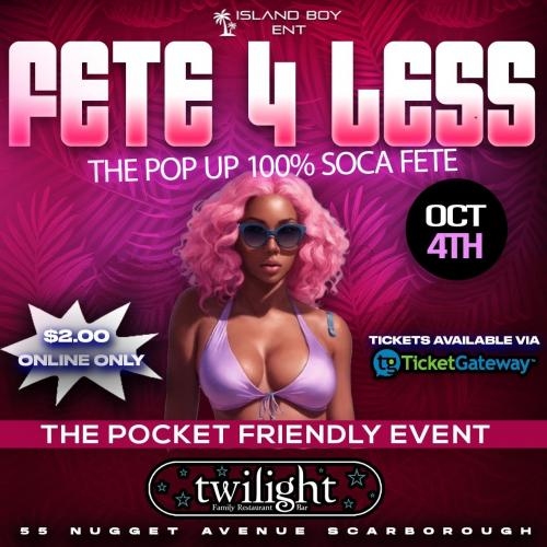 Fete 4 Less - Toonie Fete