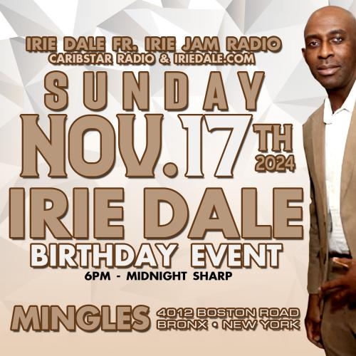 IRIE DALE BIRTHDAY EVENT