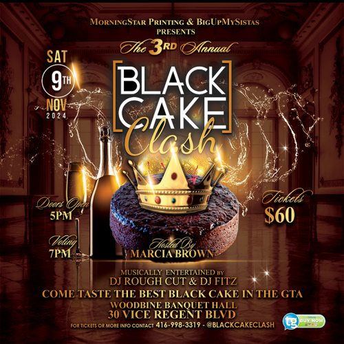 BLACK CAKE CLASH COMPETITION 