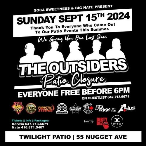 The OUTSIDERS - Patio Closure 