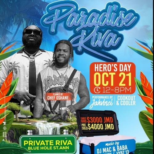 PARADISE RIVA “Cookout  & Cooler Fete”