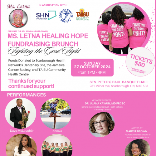 The 8th Annual (Post-Covid) MS. Letna Healing Hope Fundraising Brunch