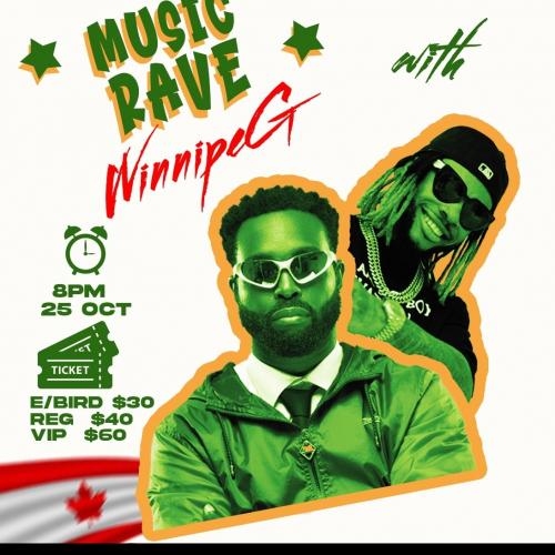 Music Rave Winnipeg wiv Pocolee x Dj Neptune