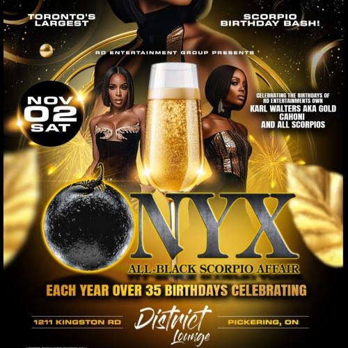 ONYX ALL BLACK SCORPIO AFFAIR 