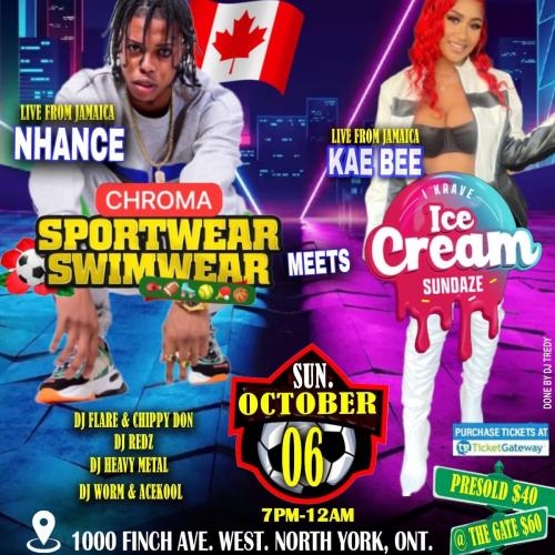 NHANCE & KAE BEE | MEETS CHROMAS SPORTSWEAR + ICE CREAM SUNDAZE