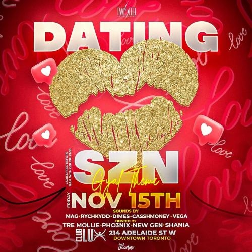 Dating Szn | Nov 15th | Club Lux