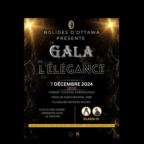 GALA DE L'ÉLÉGANCE - BOLIDES D'OTTAWA 